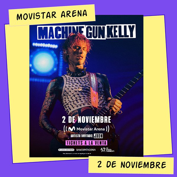 Machine Gun Kelly Movistar Arena 2 de Noviembre