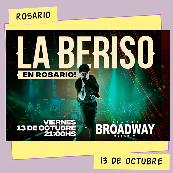 La Beriso en Rosario Teatro Broadway