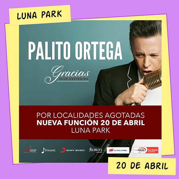 Palito Ortega en en Luna Park