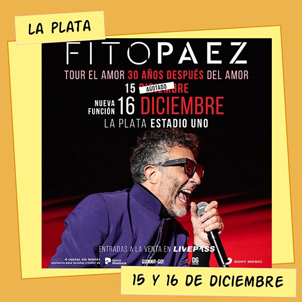 Fito Páez en La Plata Estadio Uno