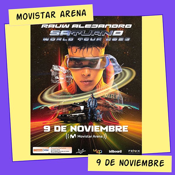 Rauw Alejandro en el Movistar Arena