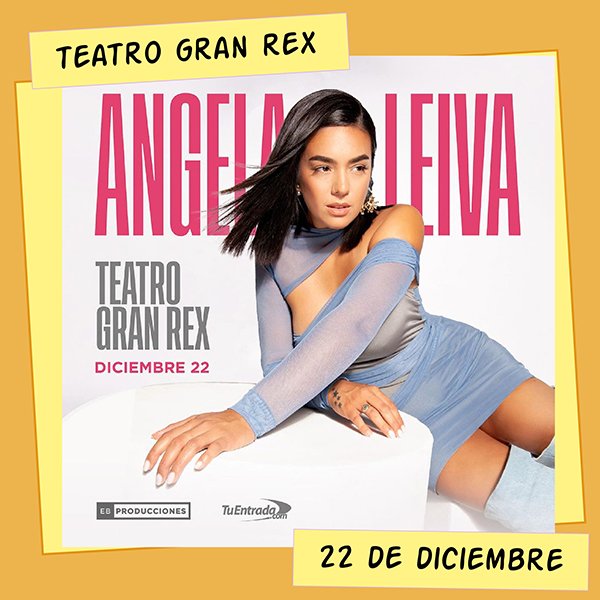 Ángela Leiva en el Teatro Gran Rex