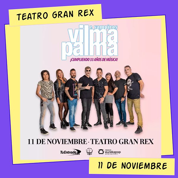 Vilma Palma Teatro Gran Rex 11 de Noviembre