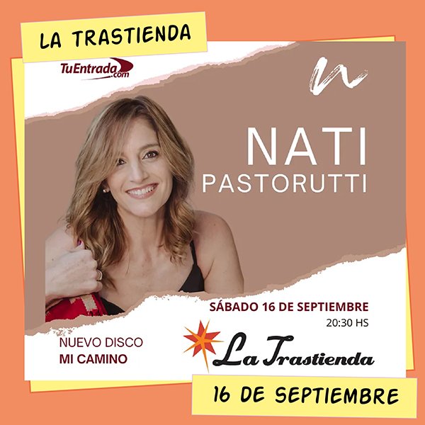 Nati Pastorutti en La Trastienda