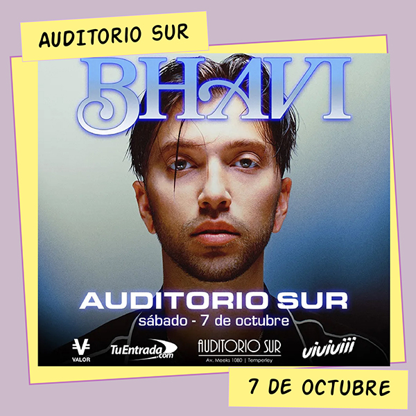 Bhavi en el Auditorio Sur 7 de Octubre