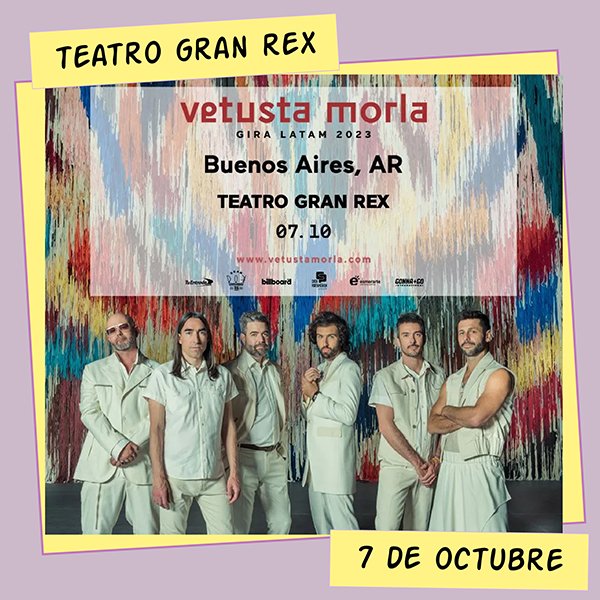 Vetusta Morla en el Teatro Gran Rex 7 de Octubre