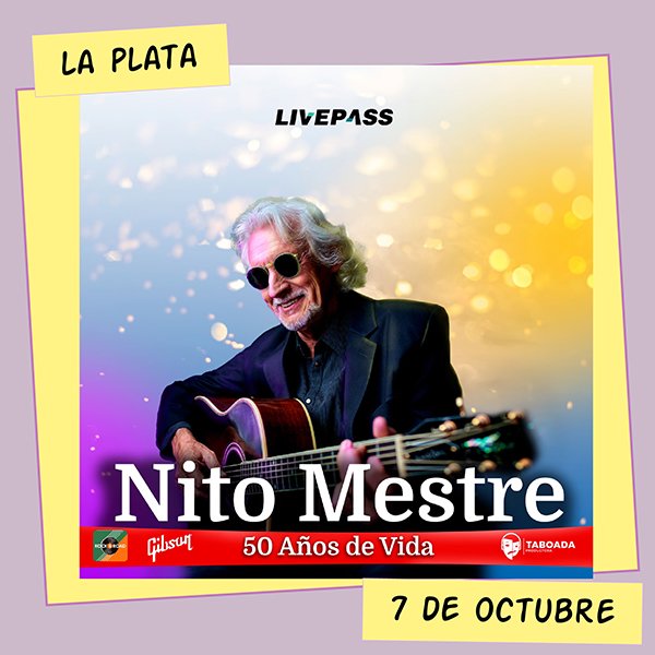Nito Mestre en el Teatro Coliseo Podésta de La Plata 7 de Octubre