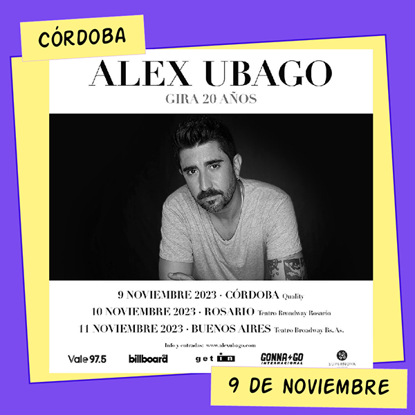 Alex Ubago Quality Espacio Córdoba 9 de Noviembre