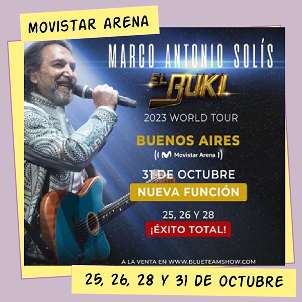 Marco Antonio Solís en el Movistar Arena