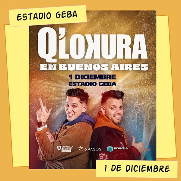 Q'Lokura Estadio GEBA 1 de Diciembre