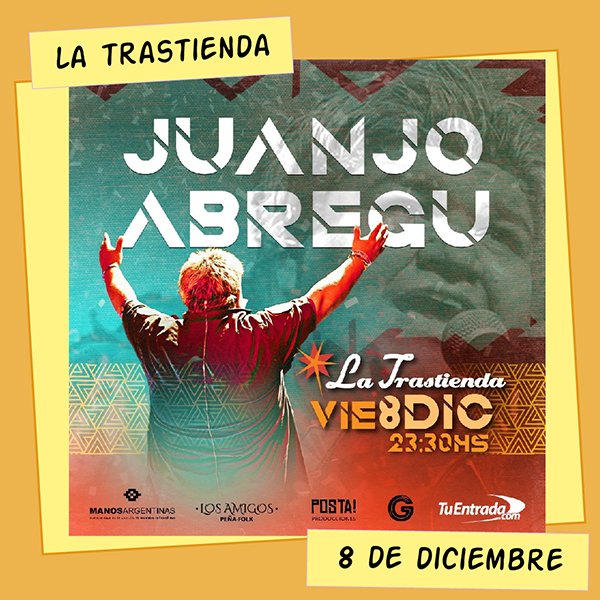 Juanjo Abregú en La Trastienda 8 de Diciembre