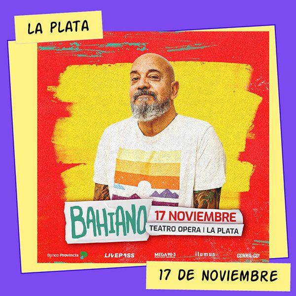 Bahiano en el Teatro Ópera de La Plata 17 de Noviembre