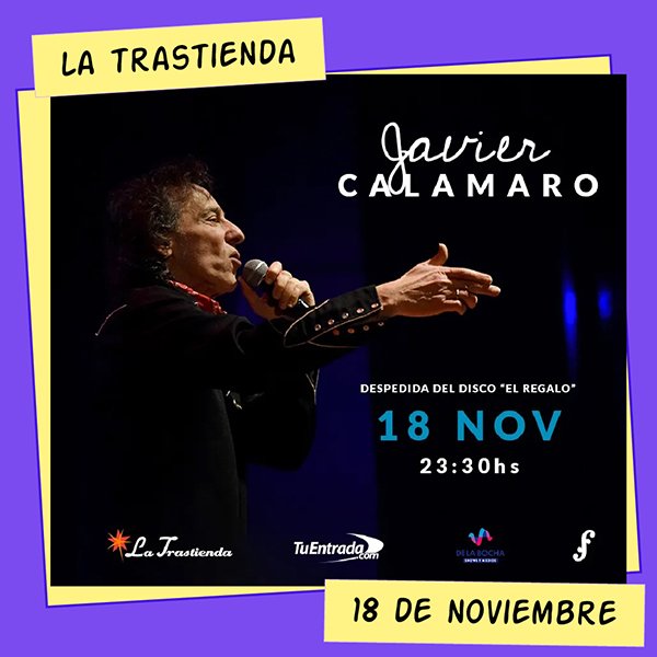Javier Calamaro La Trastienda 18 de Noviembre