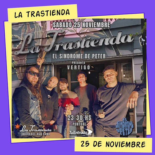 El Síndrome de Peter La Trastienda 25 de Noviembre
