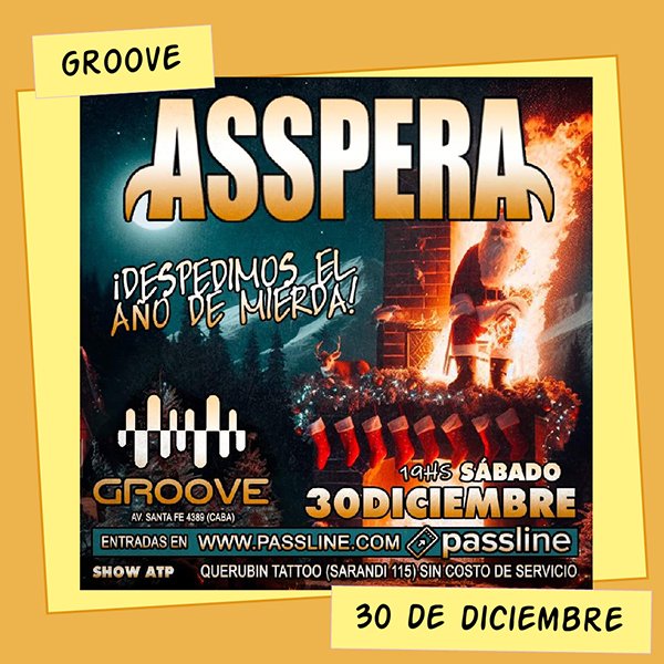 Asspera Groove 30 de Diciembre