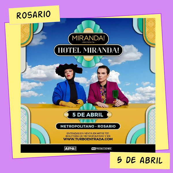 Miranda Teatro Metropolitano Rosario 5 de Abril