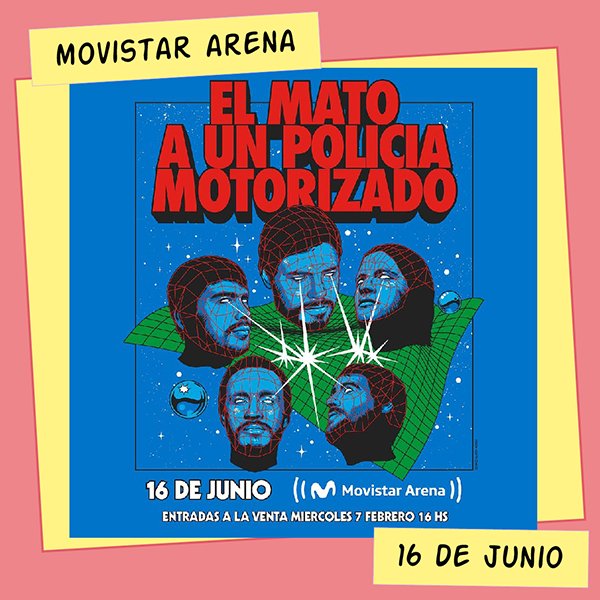 Él mató a un policía motorizado Movistar Arena 16 de Junio