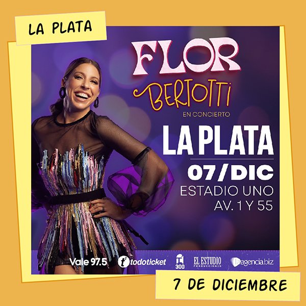 Flor Bertotti Estadio Uno La Plata 7 de Diciembre