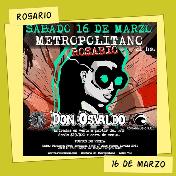 Don Osvaldo Metropolitano Rosario 16 de Marzo