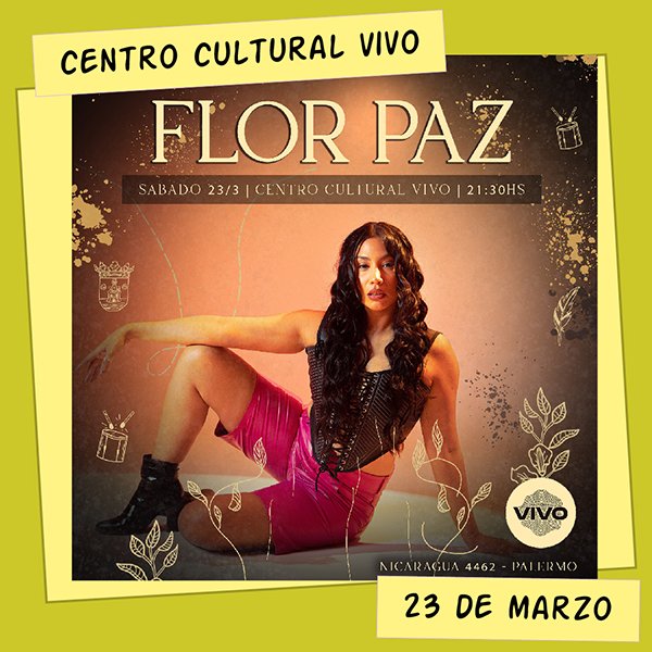Flor Paz Centro Cultural Vivo 23 de Marzo