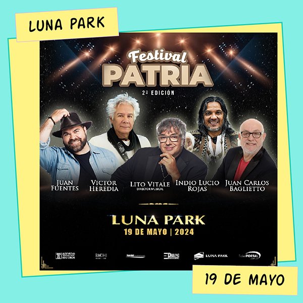 Festival Patria Luna Park 19 de Mayo