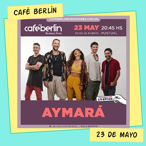 Aymará Café Berlín 23 de mayo