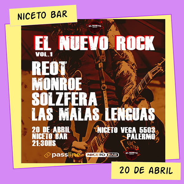 El Nuevo Rock Niceto Bar 20 de Abril