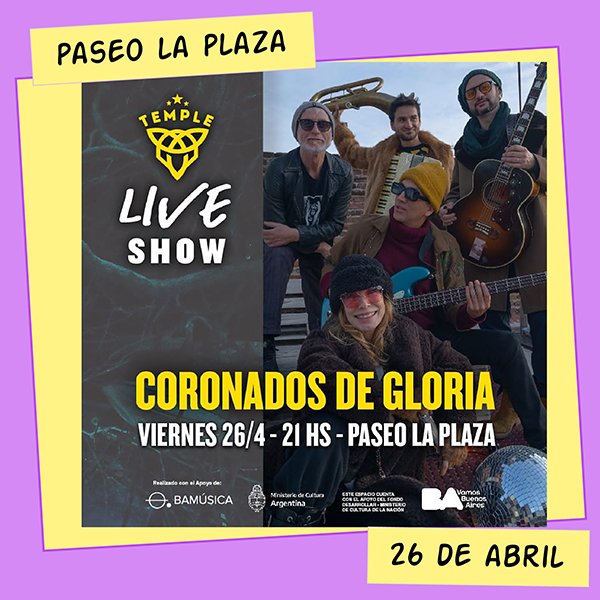 Coronados de Gloria Paseo La Plaza 26 de Abril