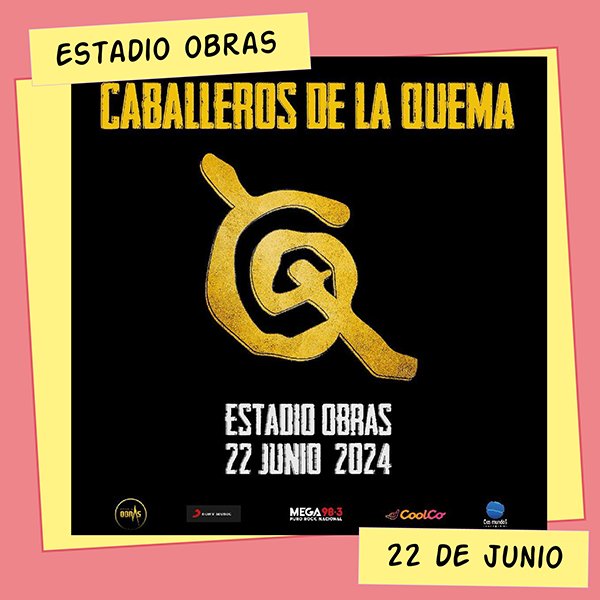 Caballeros de la Quema Estadio Obras 22 de Junio