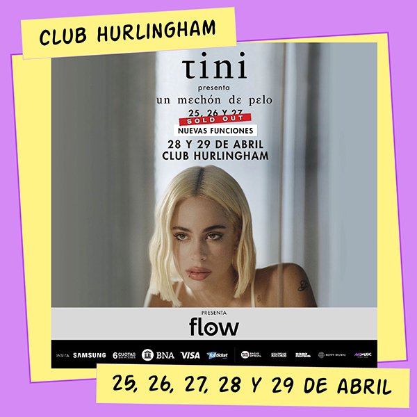 Tini Club Hurlingham 25, 26, 27, 28 y 29 de Abril