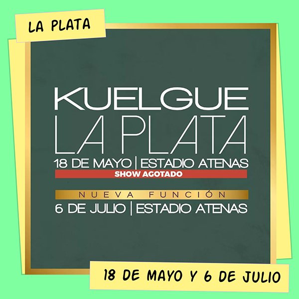El Kuelgue Estadio Atenas La Plata 18 de Mayo, 6 de Julio