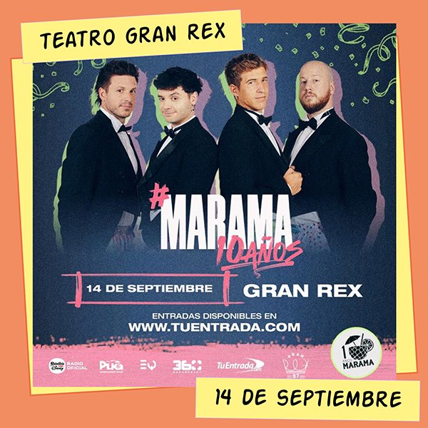 Márama Teatro Gran Rex 14 de Septiembre