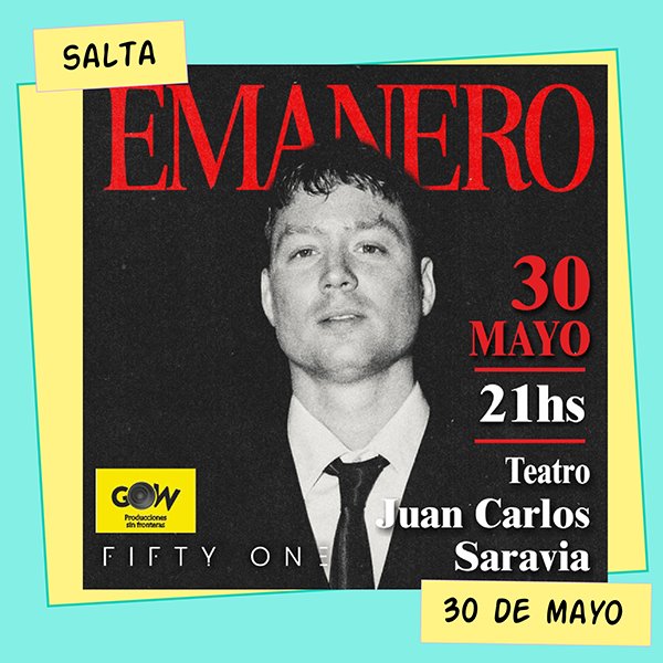 Emanero Teatro Provincial Juan Carlos Saravia 30 de Mayo