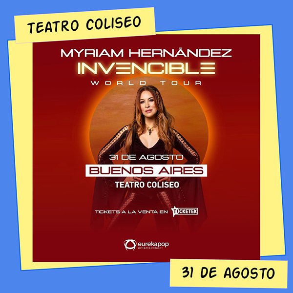 Myriam Hernández Teatro Coliseo 31 de Agosto