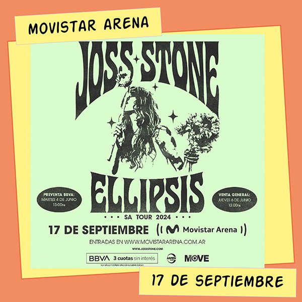 Joss Stone Movistar Arena 17 de Septiembre