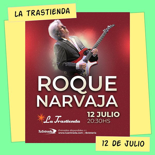 Roque Narvaja La Trastienda 12 de Julio