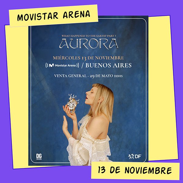 Aurora Movistar Arena 13 de Noviembre
