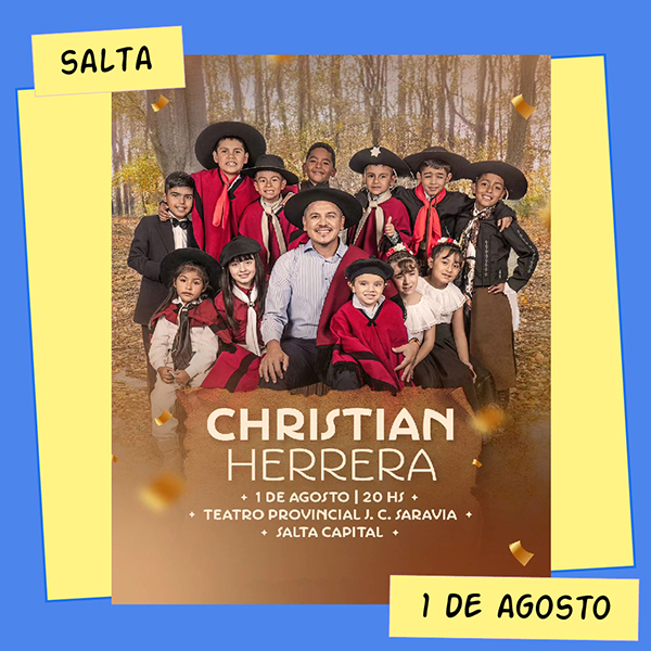 Christian Herrera Teatro Provincial Salta 1 de Agosto