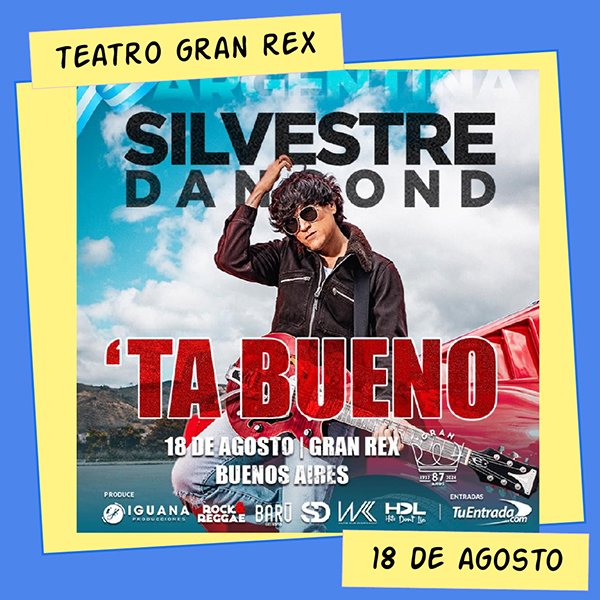 Silvestre Dangond Teatro Gran Rex 18 de Agosto