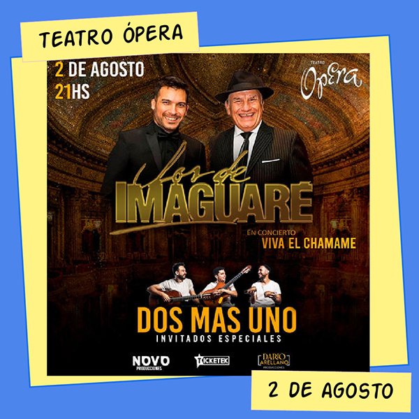 Los de Imaguaré Teatro Ópera 2 de Agosto