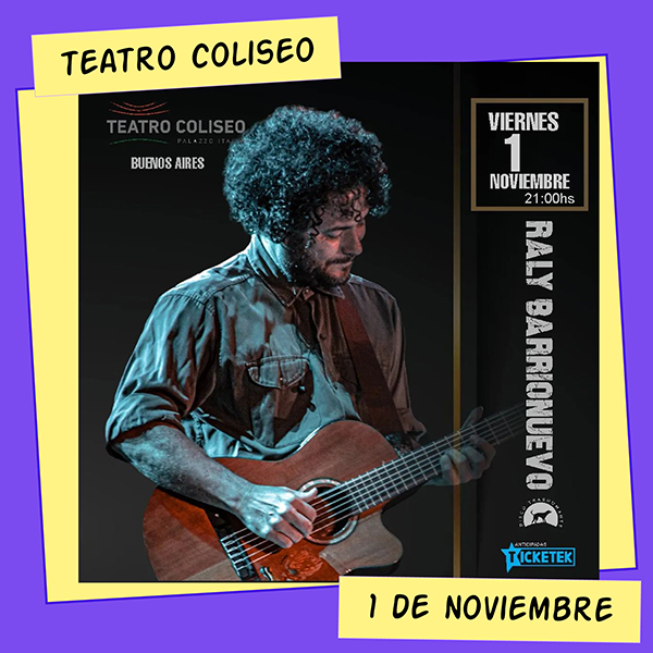 Raly Barrionuevo Teatro Coliseo 1 de Noviembre