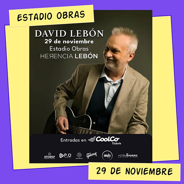 David Lebón Estadio Obras 29 de Noviembre