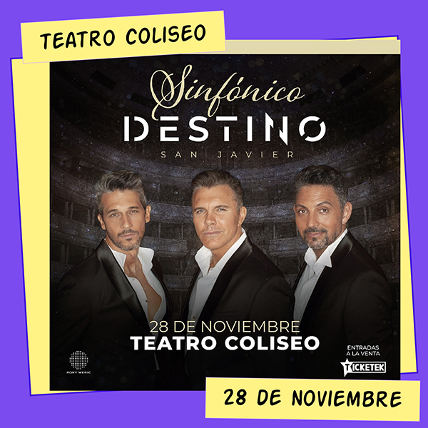 Destino San Javier Teatro Coliseo 28 de Noviembre