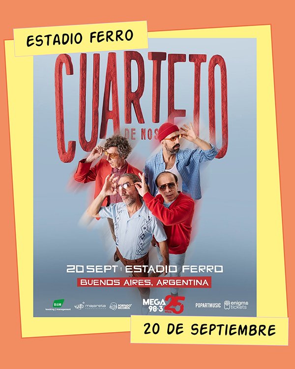 Cuarteto de Nos Estadio Ferro 20 de Septiembre