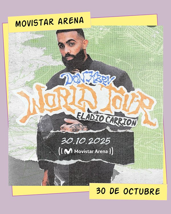 Eladio Carrión Movistar Arena 30 de Octubre
