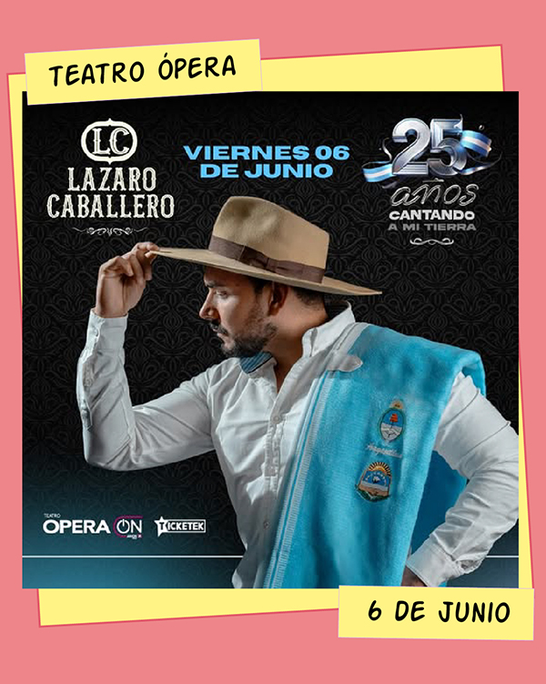 Lázaro Caballero Teatro Ópera 6 de Junio