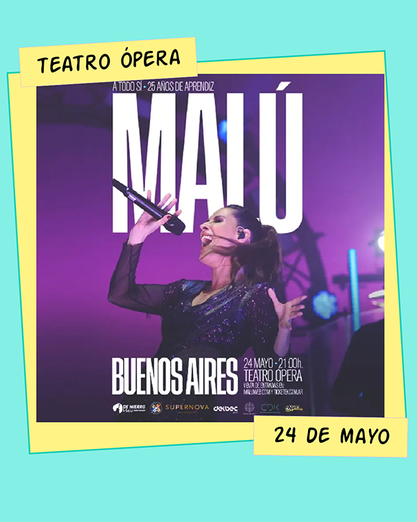 Malú Teatro Ópera 24 de Mayo