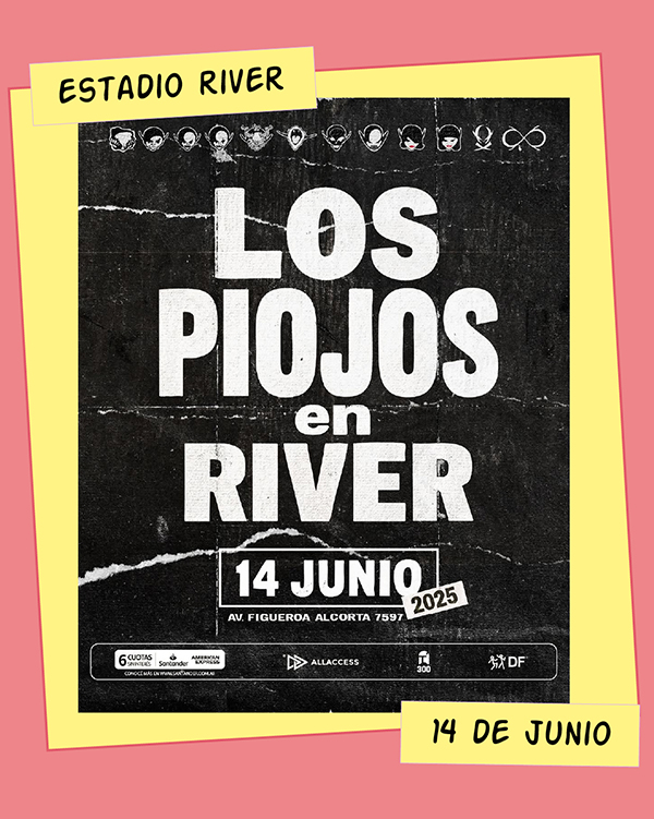 Los Piojos Estadio River 14 de Junio