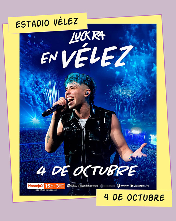 Luck Ra Estadio Vélez 4 de Octubre