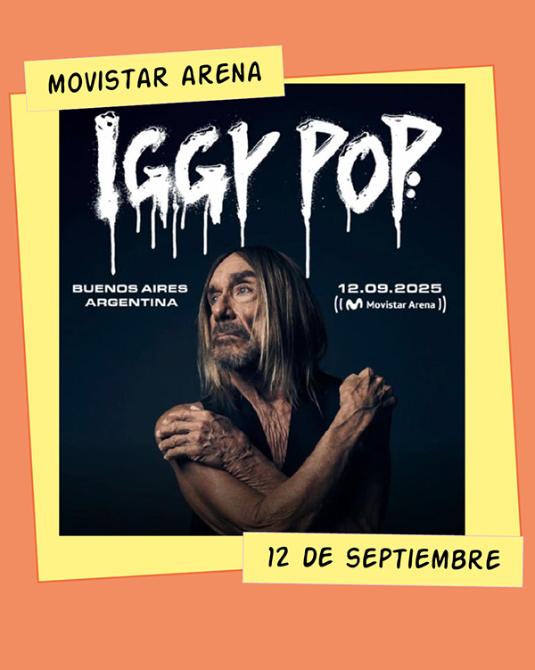 Iggy Pop Movistar Arena 12 de Septiembre